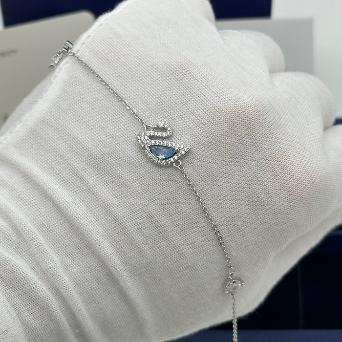 Swarovski Swan & Star Adjustable Bracelet – Silver Tone - 5521473
