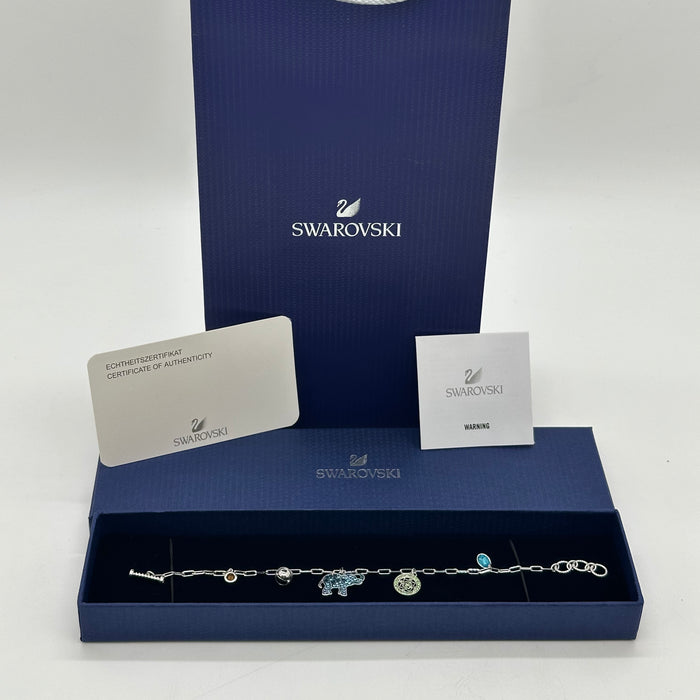 Swarovski Ocean-Inspired Charm Bracelet – Silver Tone - 5521444