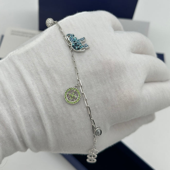 Swarovski Ocean-Inspired Charm Bracelet – Silver Tone - 5521444