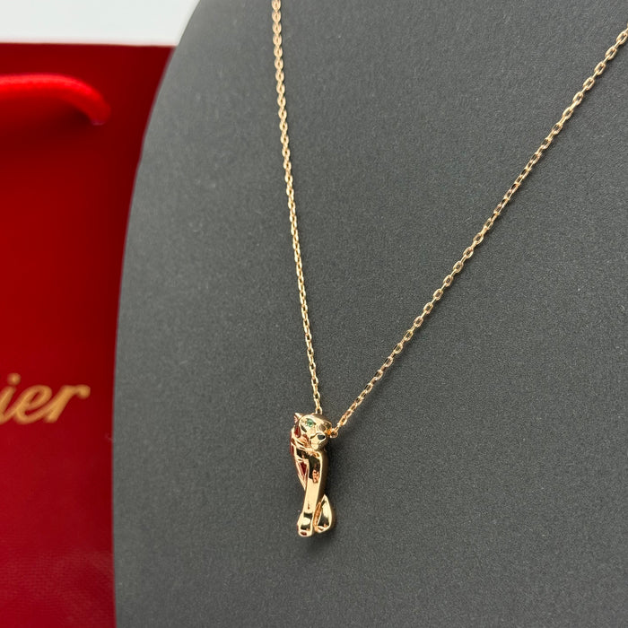 Cartier Panthère de Cartier Necklace – Panther Head Pendant (Gold-Rose Gold -Silver)