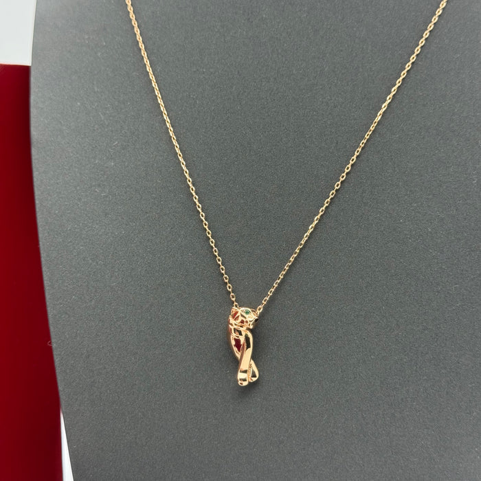 Cartier Panthère de Cartier Necklace – Panther Head Pendant (Gold-Rose Gold -Silver)