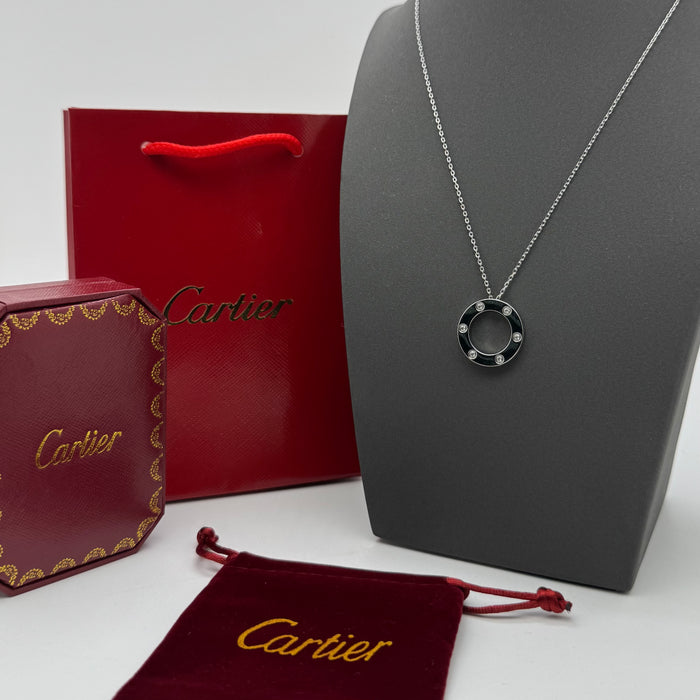 Cartier Love Circle Necklace – Classic Pendant (Gold - Silver - Rose Gold)