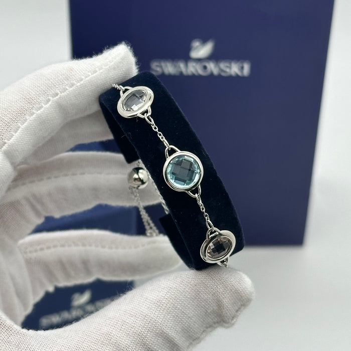 Swarovski Emily Round Crystal Bracelet – Multicolor Elegance - 5560937