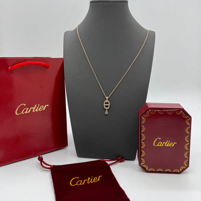 Cartier Amulette de Cartier Necklace – Diamond Charm Pendant (Gold, Silver & Rose Gold)
