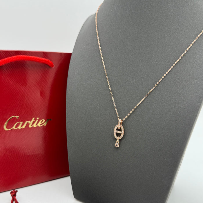 Cartier Amulette de Cartier Necklace – Diamond Charm Pendant (Gold, Silver & Rose Gold)