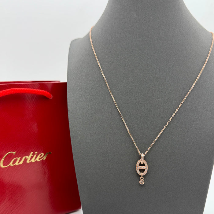 Cartier Amulette de Cartier Necklace – Diamond Charm Pendant (Gold, Silver & Rose Gold)