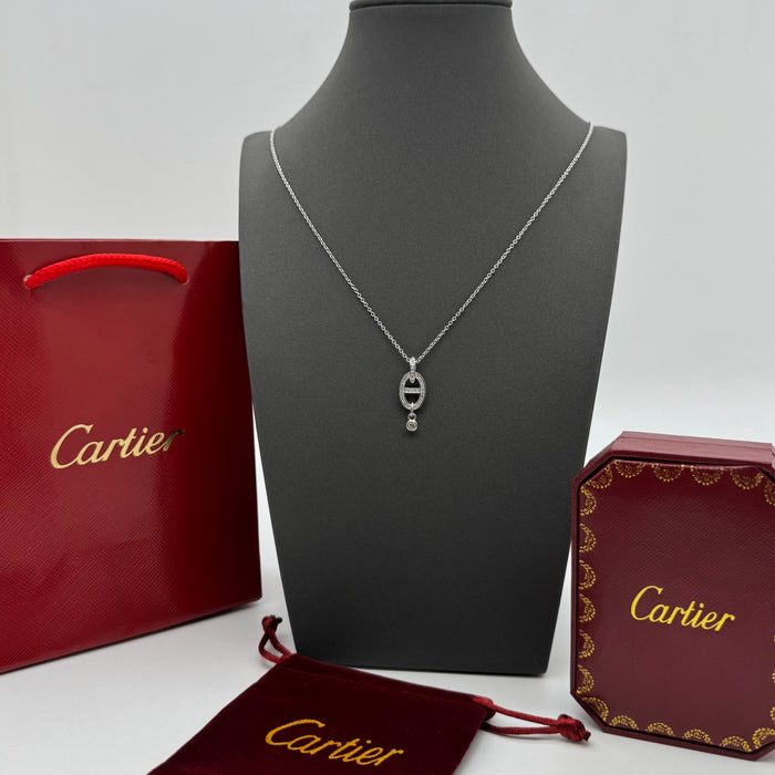 Cartier Amulette de Cartier Necklace – Diamond Charm Pendant (Gold, Silver & Rose Gold)