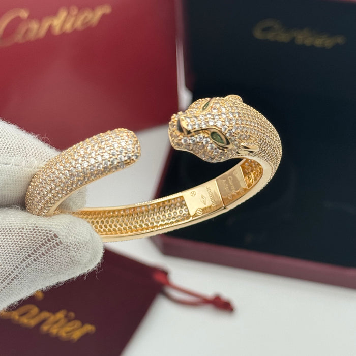 Cartier Panthère de Cartier Bracelet – Gold-Silver-Rose Gold with Pave Crystals