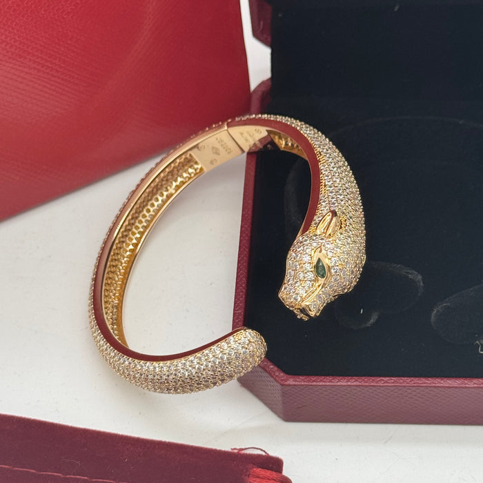 Cartier Panthère de Cartier Bracelet – Gold-Silver-Rose Gold with Pave Crystals