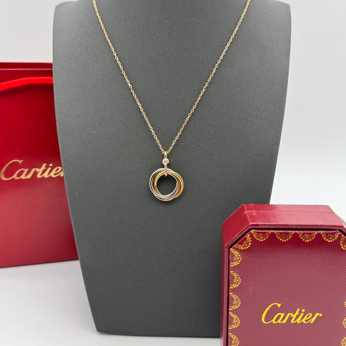 Cartier Trinity de Cartier Necklace – Three Interlocking Rings Pendant