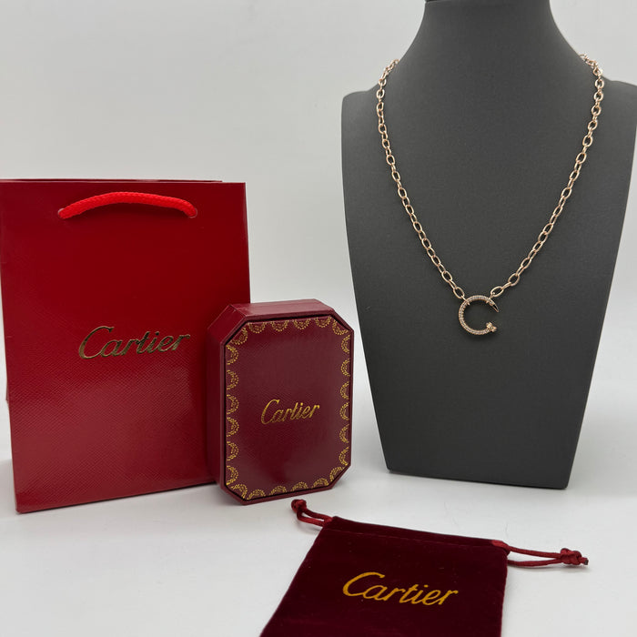 Cartier Juste un Clou “C” Necklace – Gold & Silver Variants