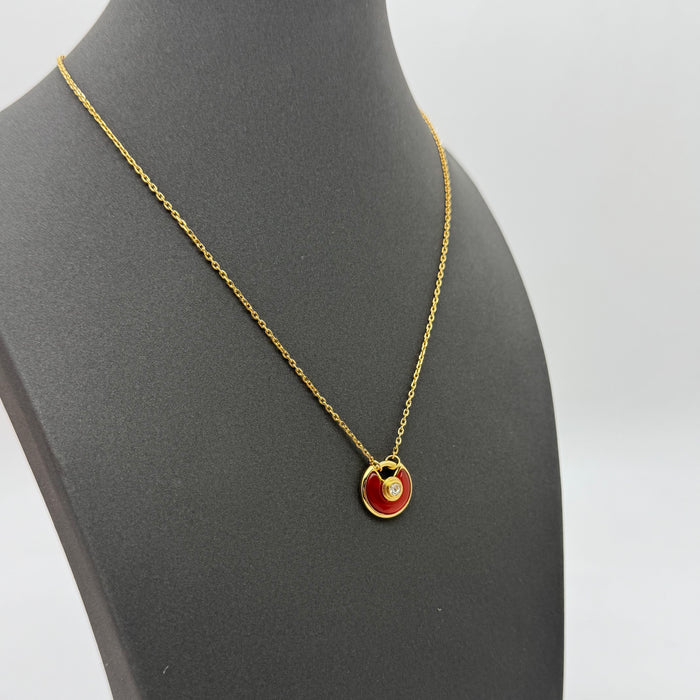 Cartier Amulette de Cartier Necklace – Onyx, Carnelian, Mother-of-Pearl