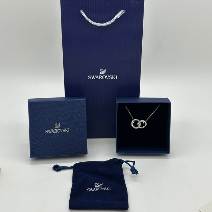 Swarovski Interlinked Circles Pendant – Symbol of Eternal Connection - 5240524