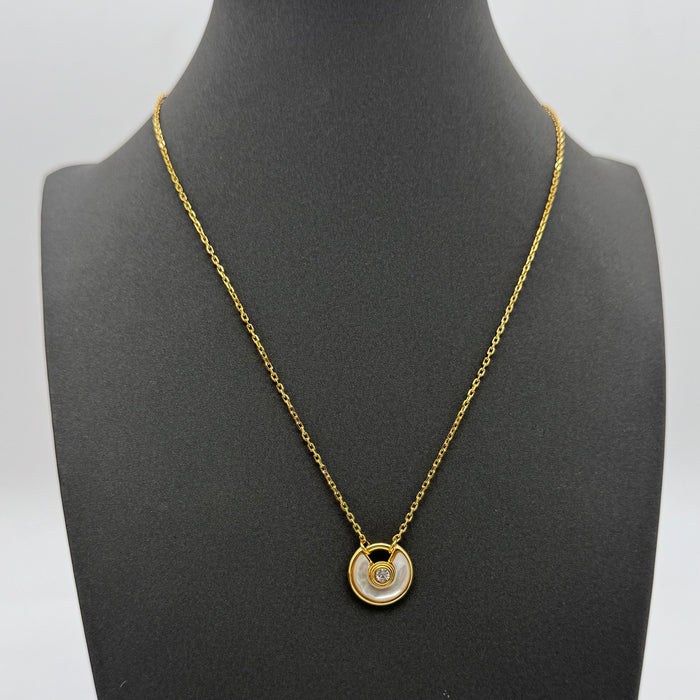 Cartier Amulette de Cartier Necklace – Onyx, Carnelian, Mother-of-Pearl