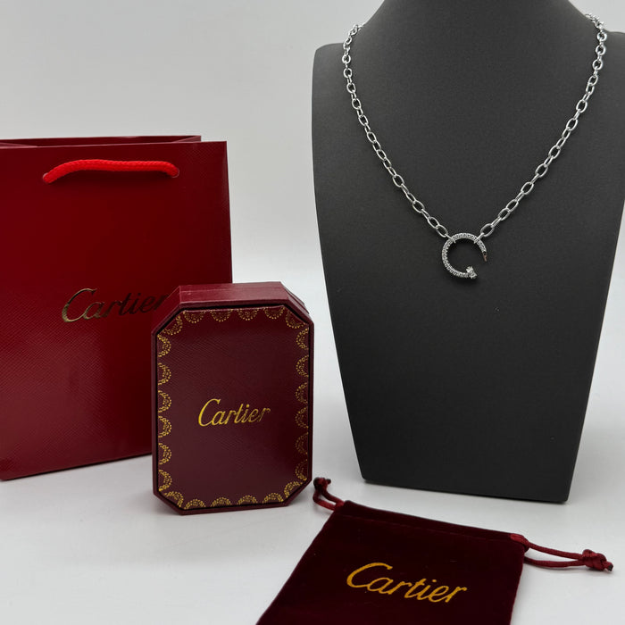 Cartier Juste un Clou “C” Necklace – Gold & Silver Variants
