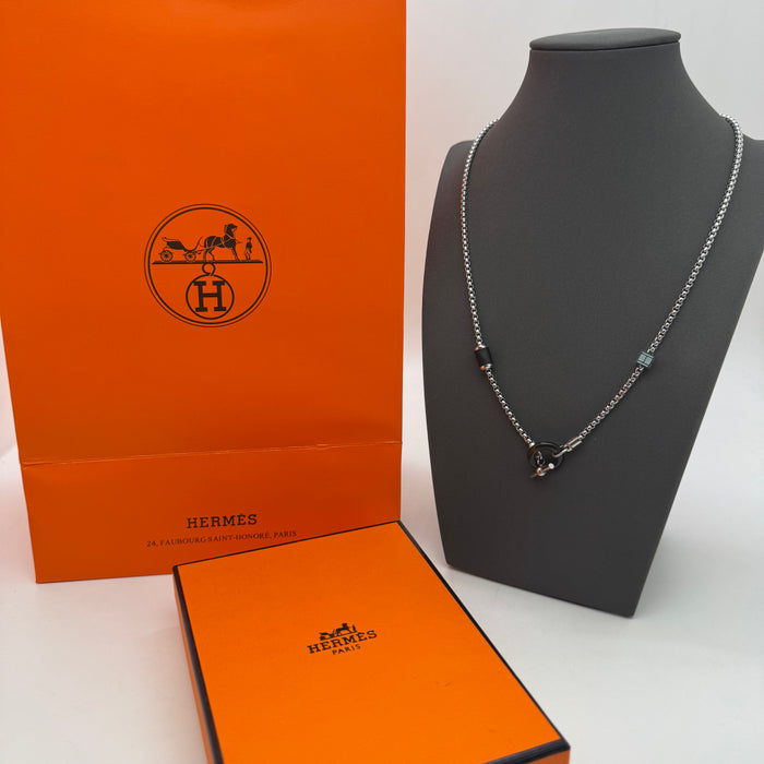 Hermès Farandole Chain Necklace in Sterling Silver