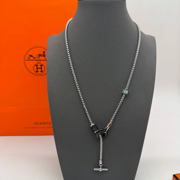 Hermès Farandole Chain Necklace in Sterling Silver