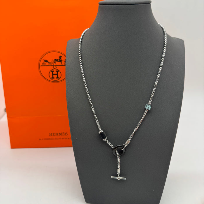Hermès Farandole Chain Necklace in Sterling Silver