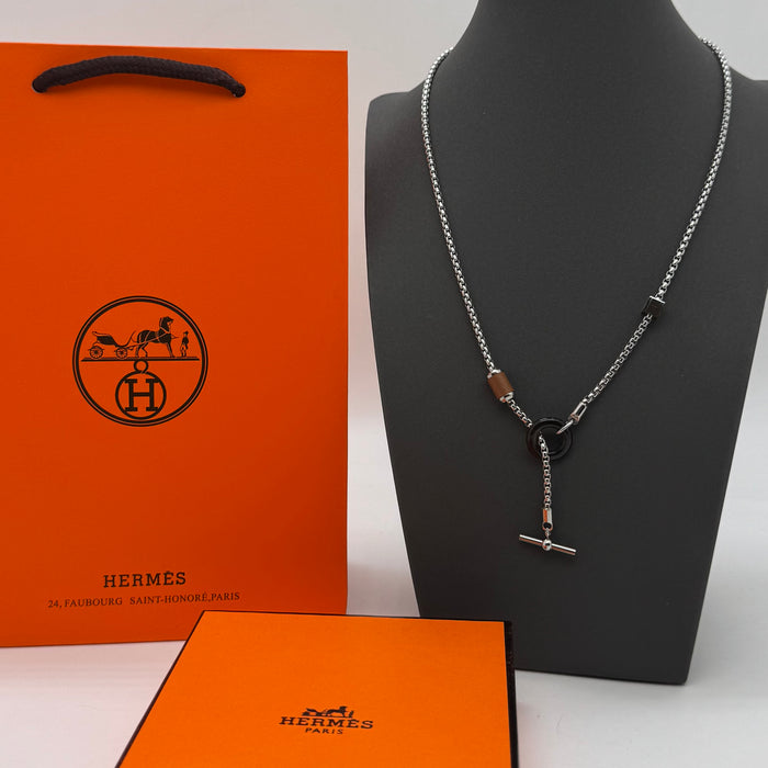 Hermès Farandole Chain Necklace in Sterling Silver