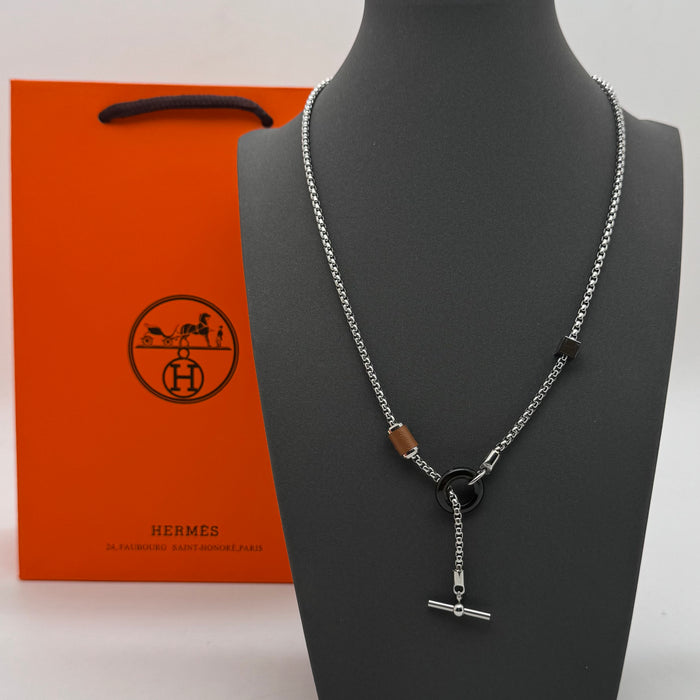 Hermès Farandole Chain Necklace in Sterling Silver
