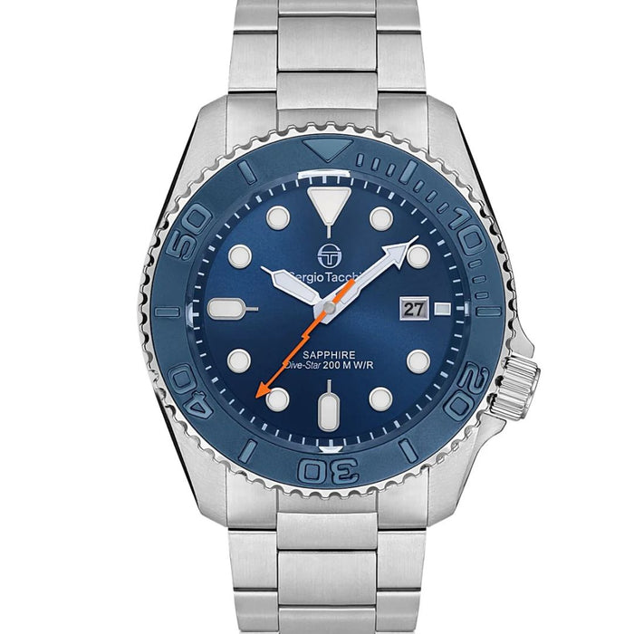 Sergio Tacchini Dive-Star Blue Sapphire Watch – 200M WR